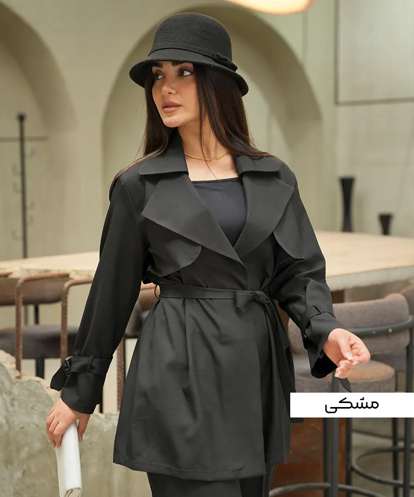 مانتو دو شنل M41348 - تصویر 2